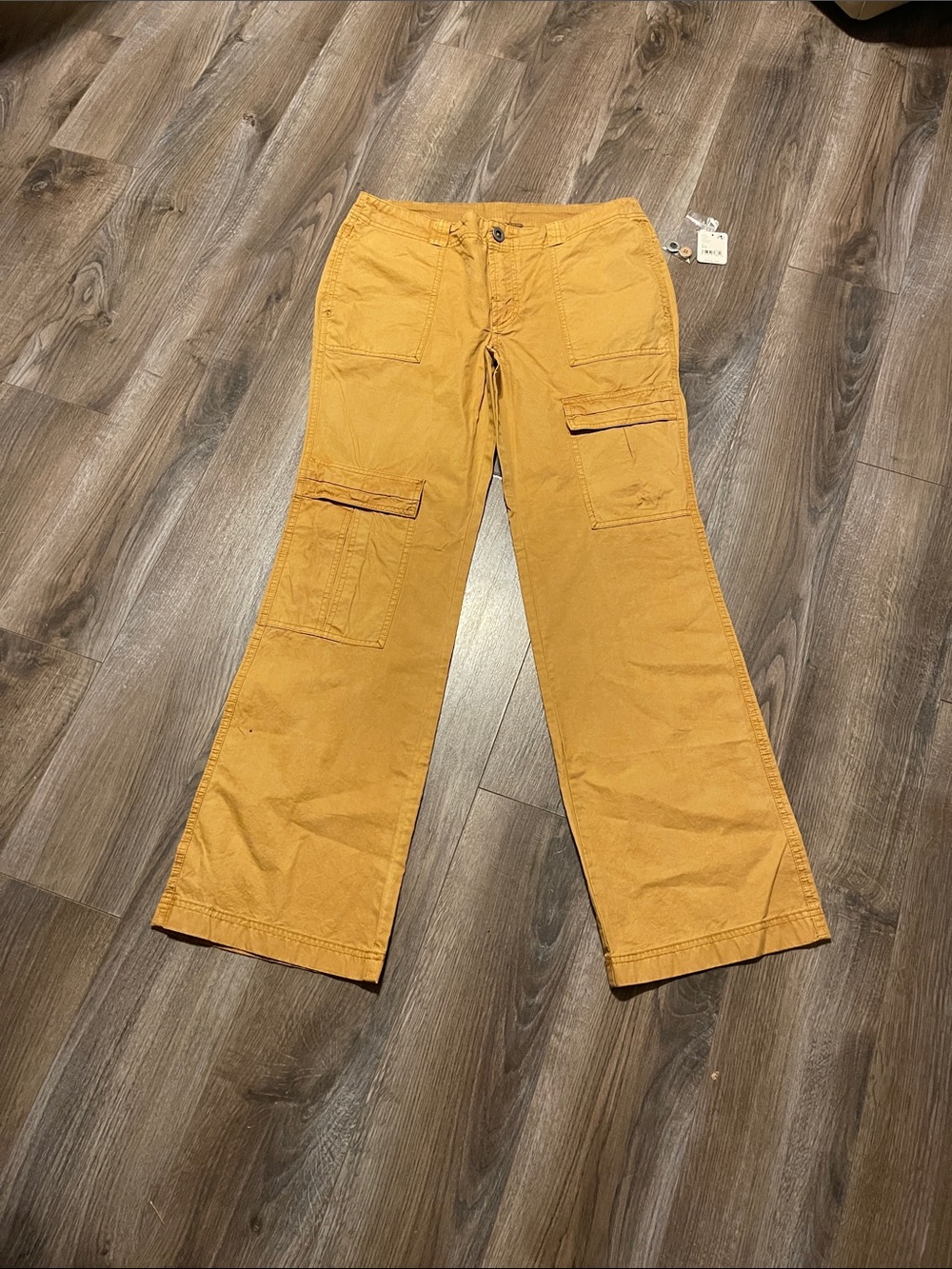 Free People women’s Cargo Pants in Mustard